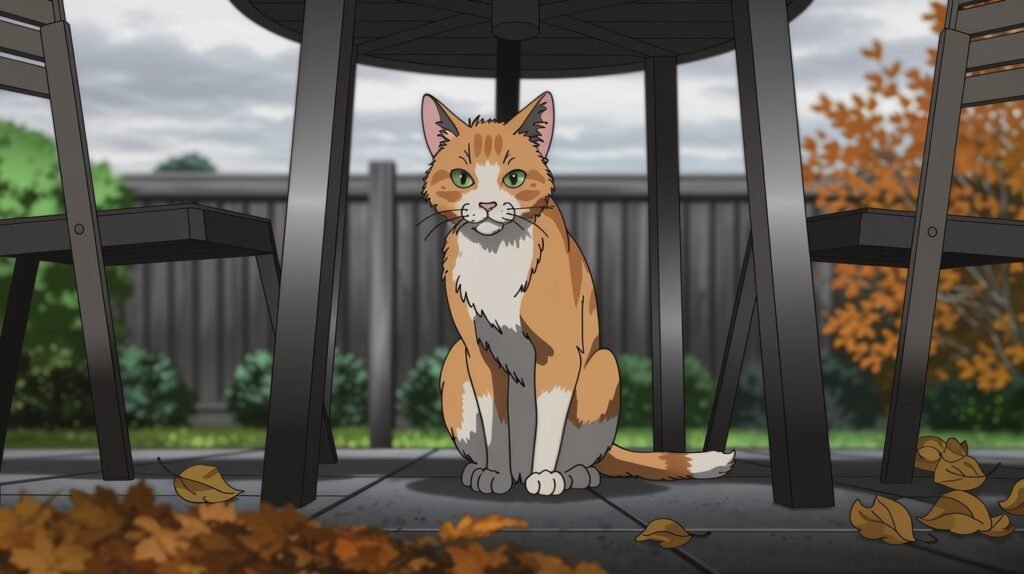 a-scruffy-thin-orange-tabby-cat-sitting