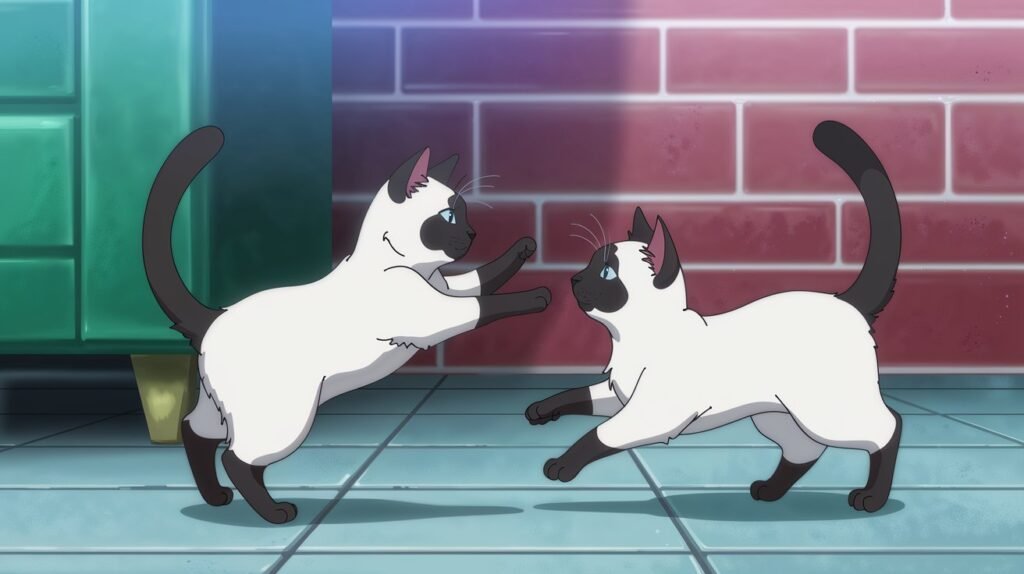 siamese-cats-playing