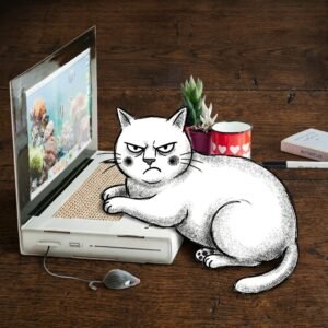 Cat Laptop- Cat Scratching Board Cardboard Scratchers