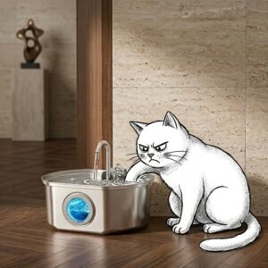 Cat Water Fountain Stainless Steel