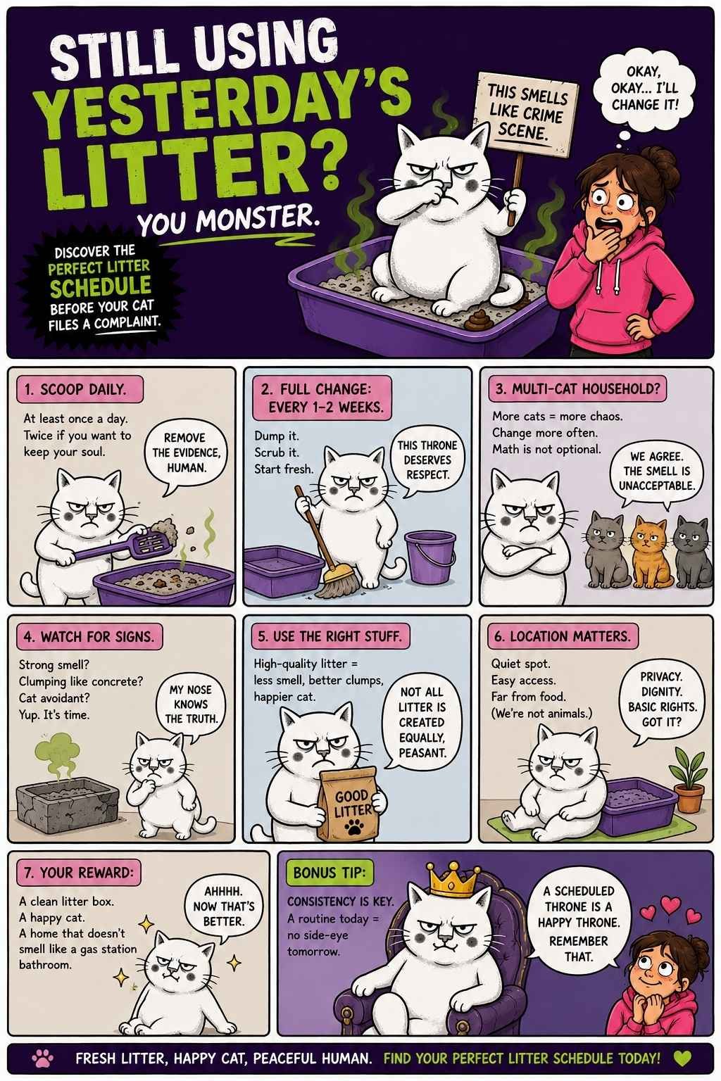 How Often Should You Change Cat Litter
