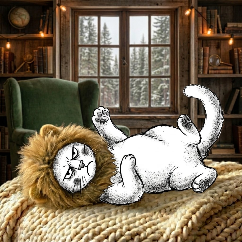 Lion Mane Costume for Cats