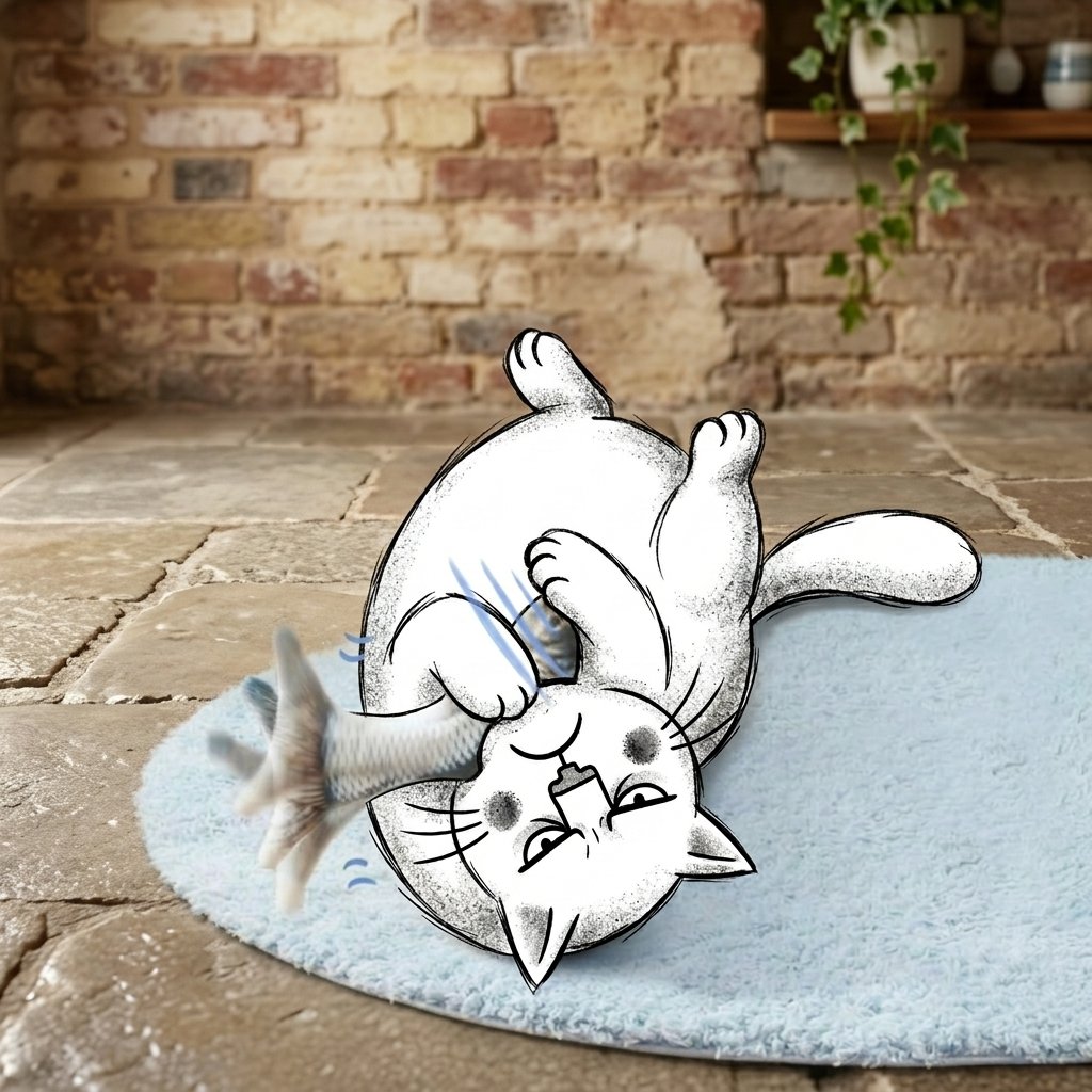 Potaroma Cat Toys Flopping Fish with Catnip