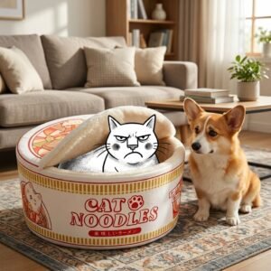 Ramen Noodle cat bed