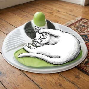 Catit Senses 2.0 Wellness Center Cat Toy - Interactive Multi-Purpose Relaxation Spot with Catnip Included