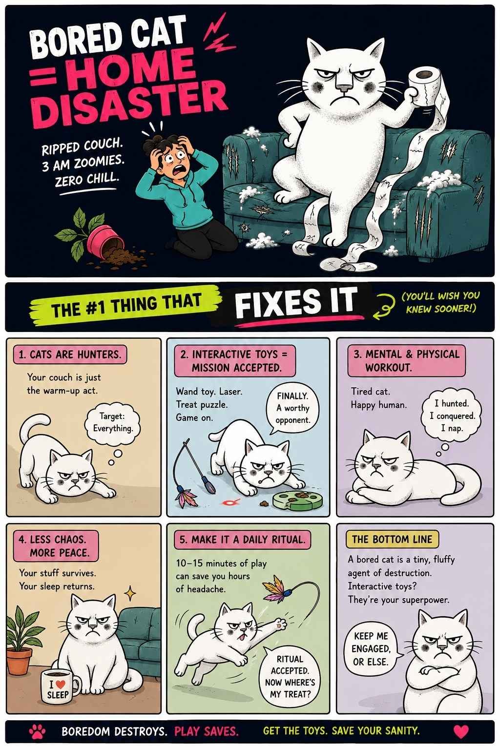 Why Your Cat Needs Interactive Toys
