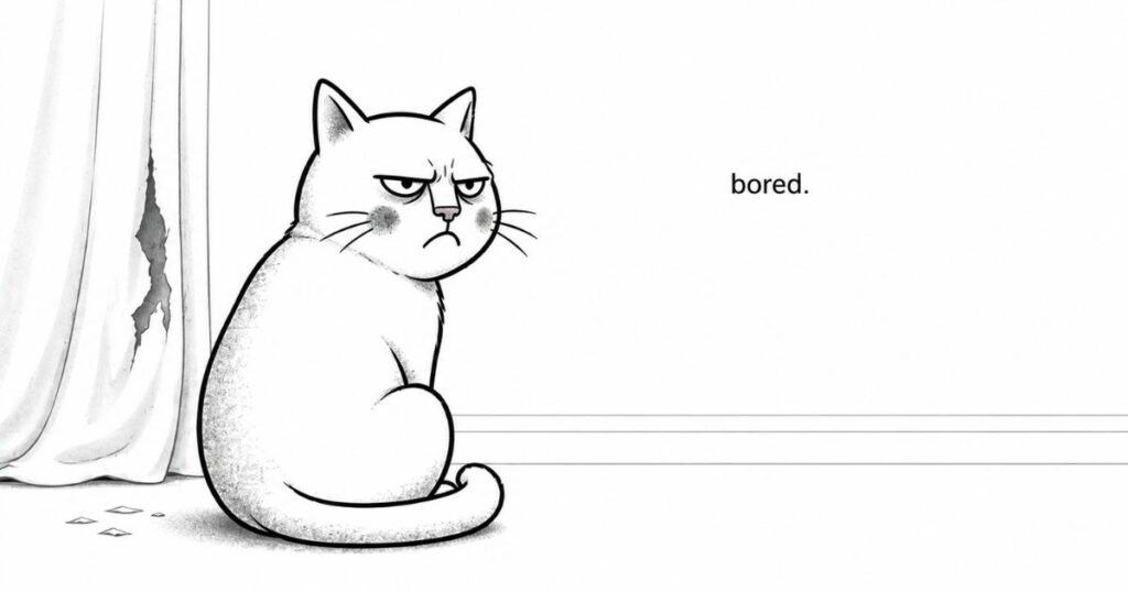 bored cat