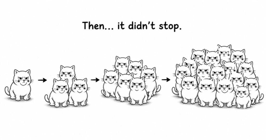 Cat population explosion