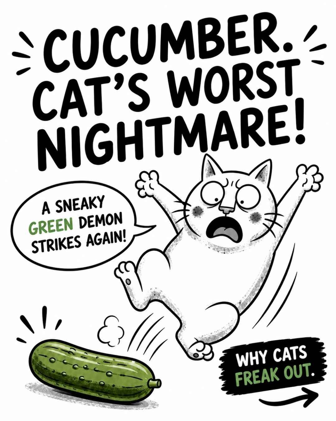 Cats-Scared-of-Cucumbers