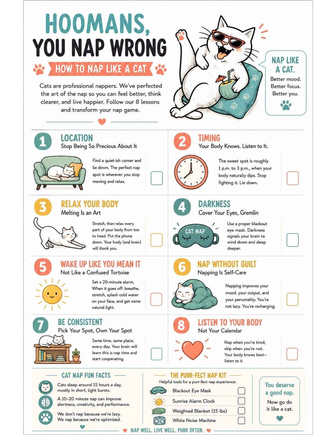 How to Nap Like a Cat