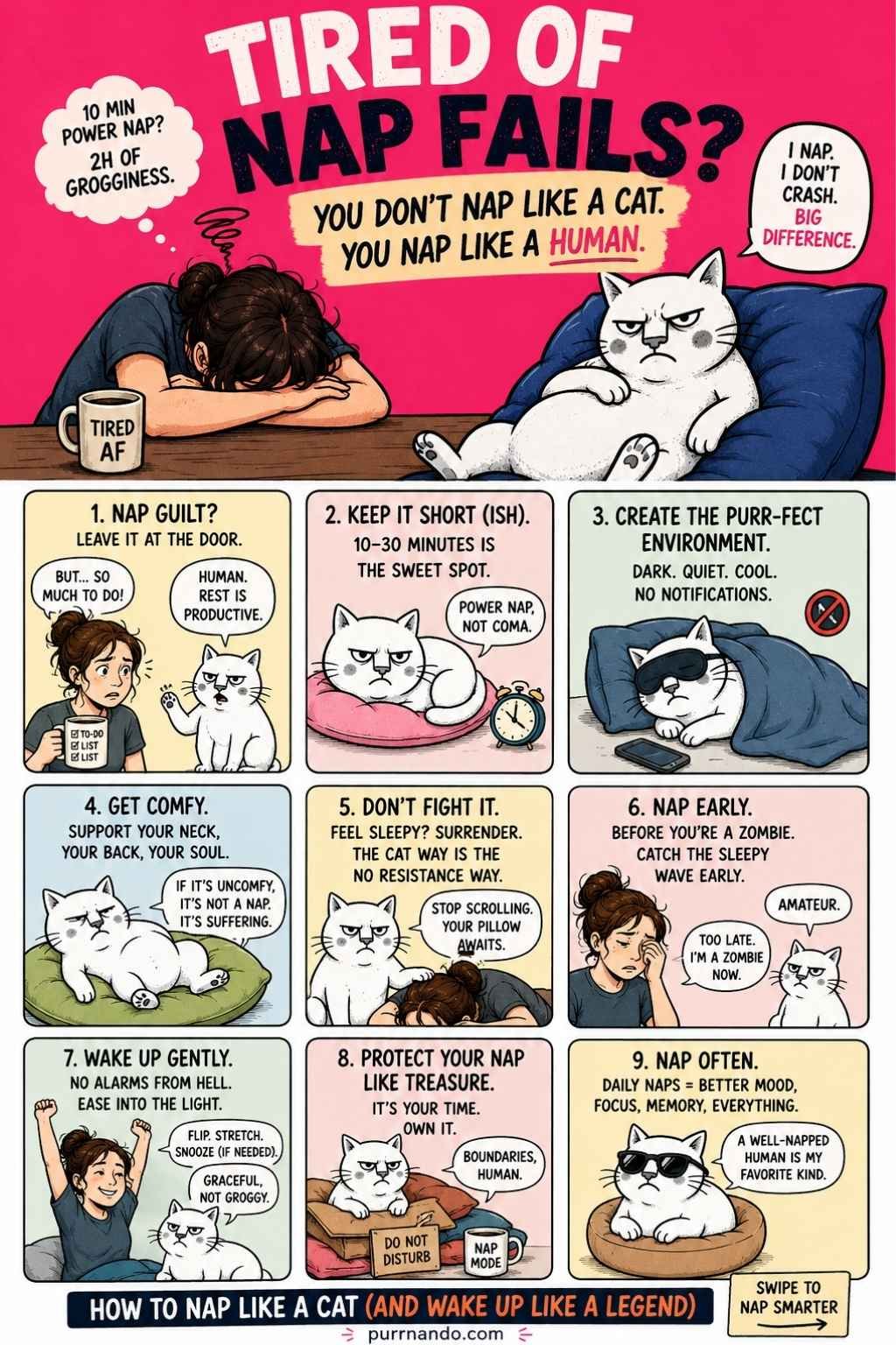 How to nap like a cat 