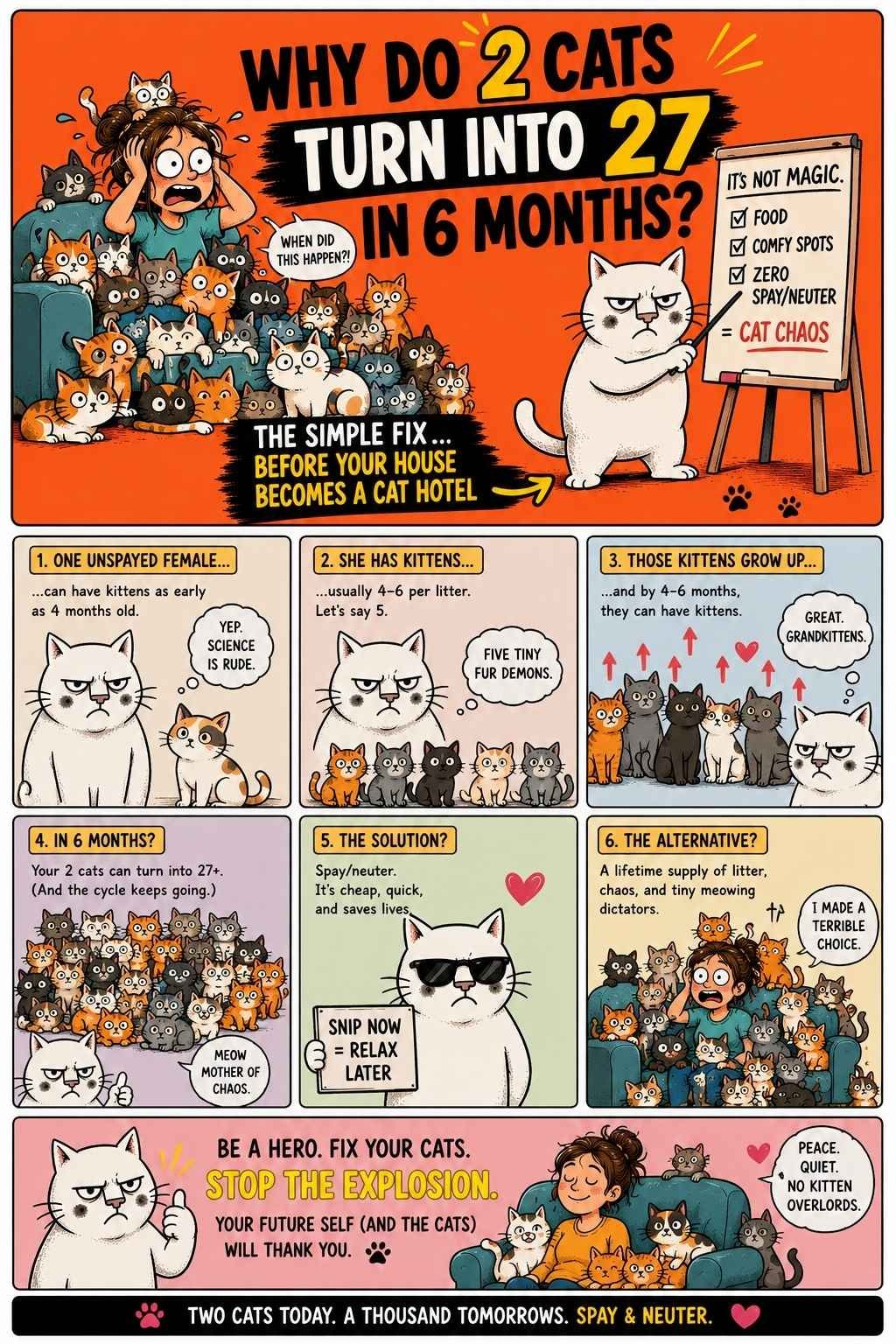 cat population explosion