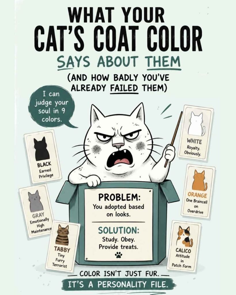 What Your Cat’s Coat Color Says About Them