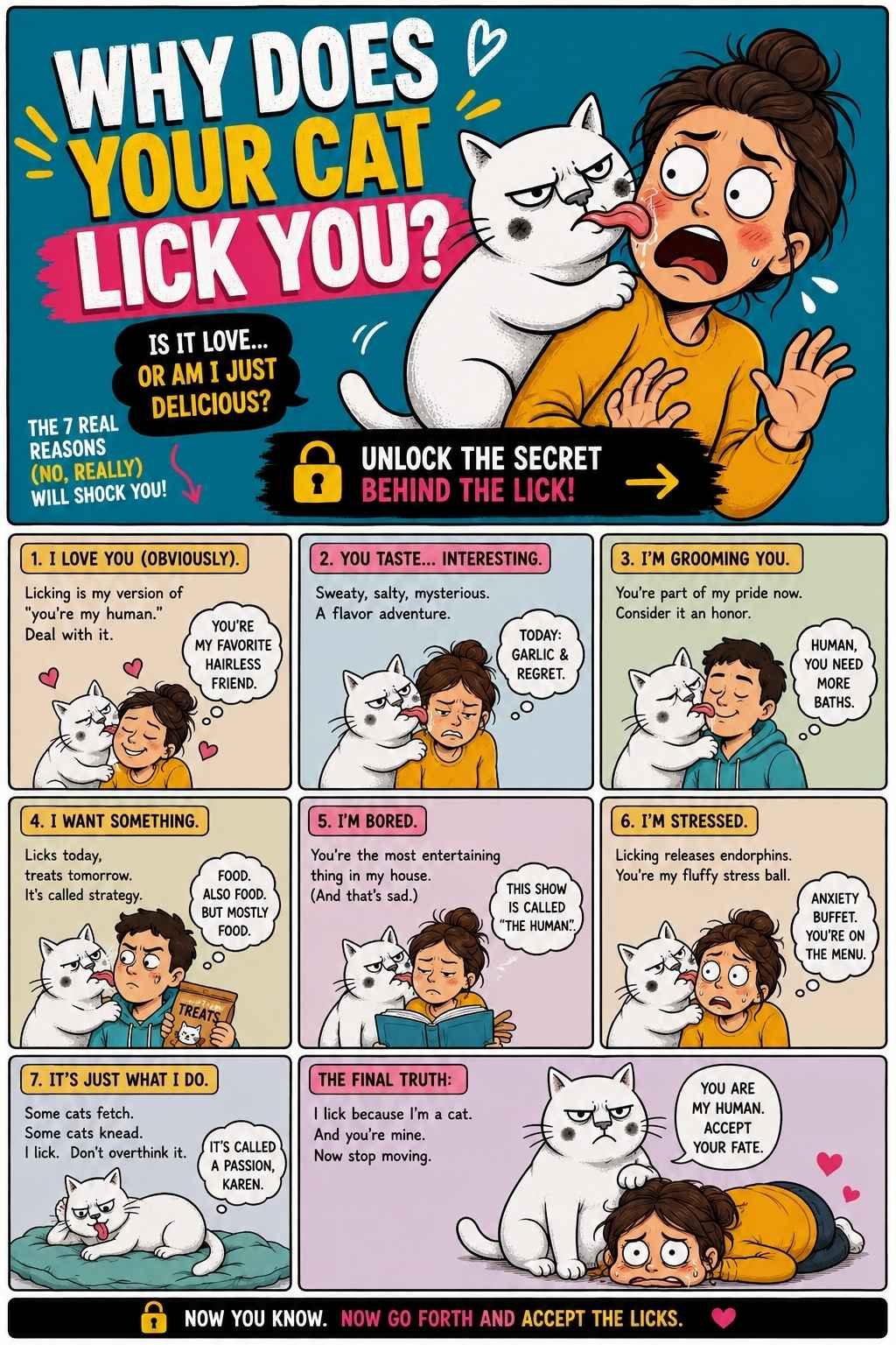Why Do Cats Lick People