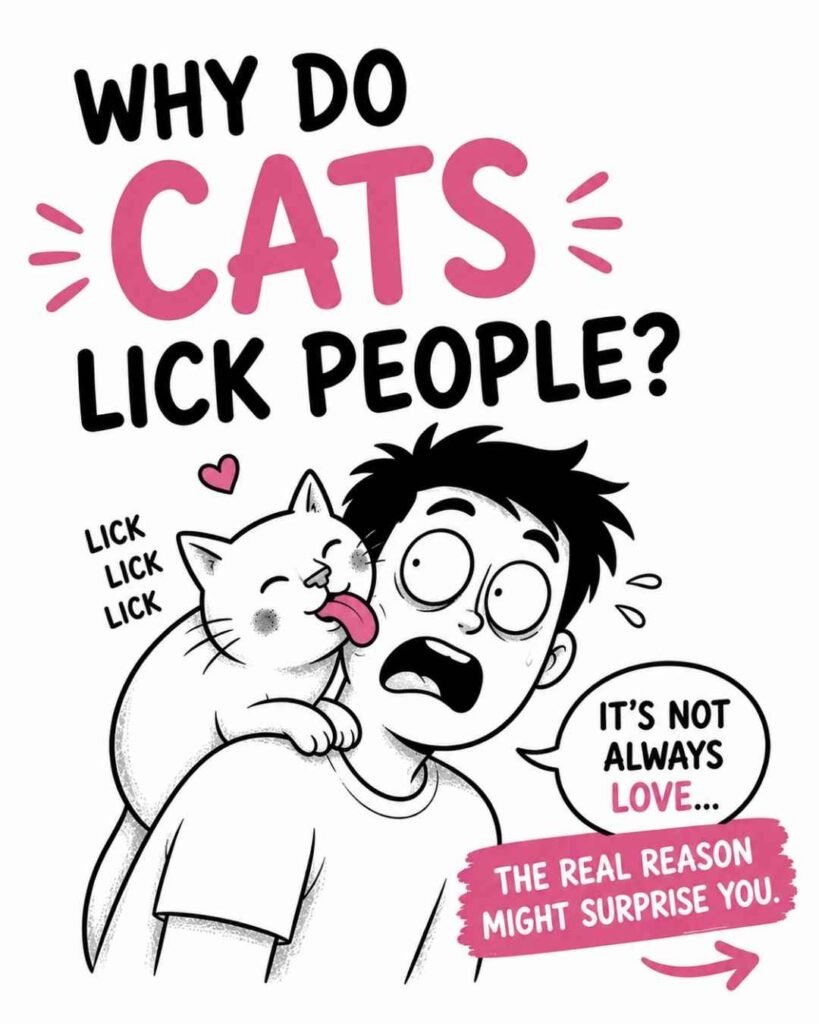 Why-Do-Cats-Lick-People