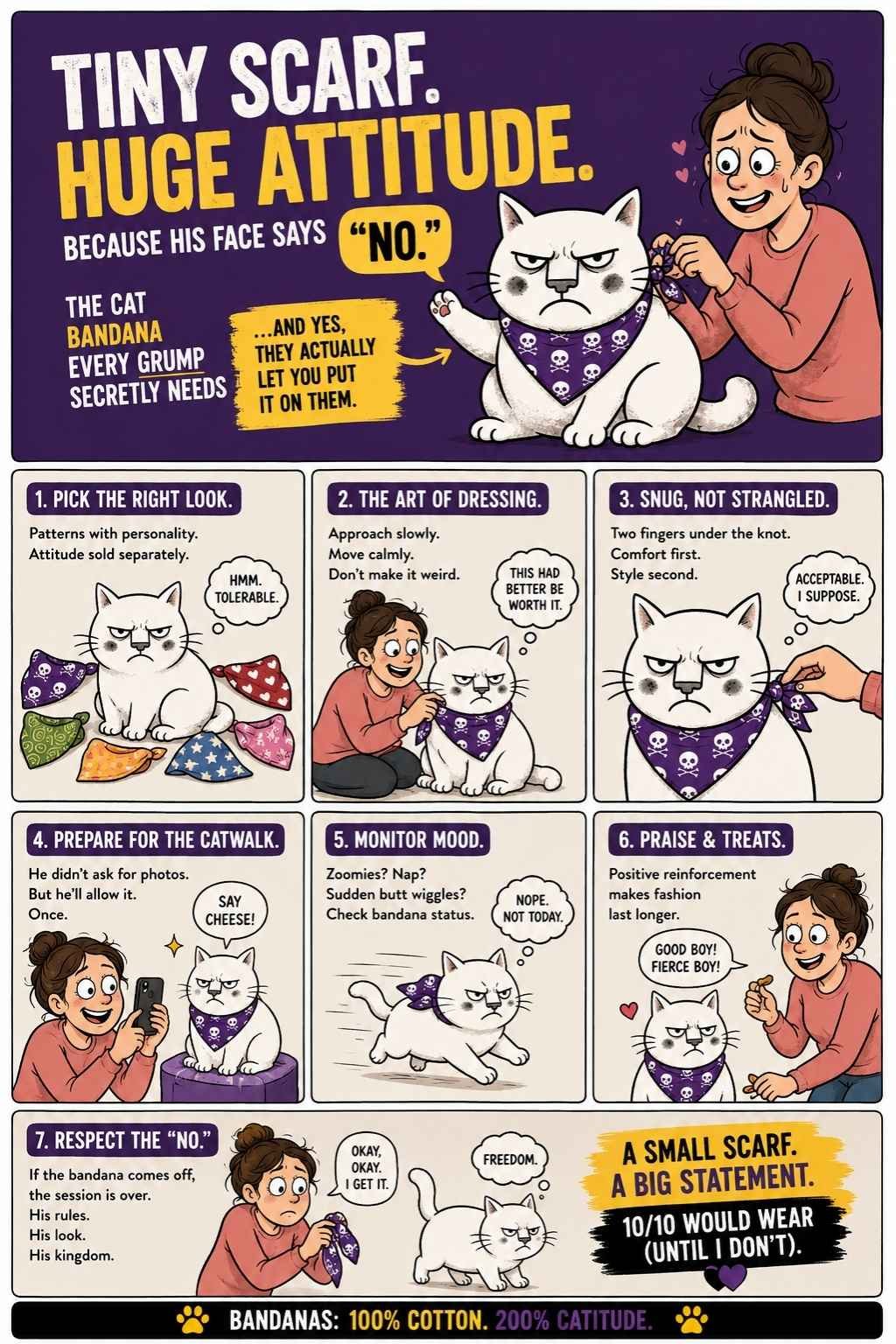 cat bandanas
