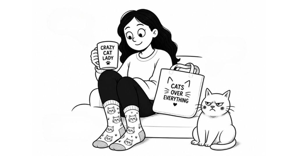 crazy cat person