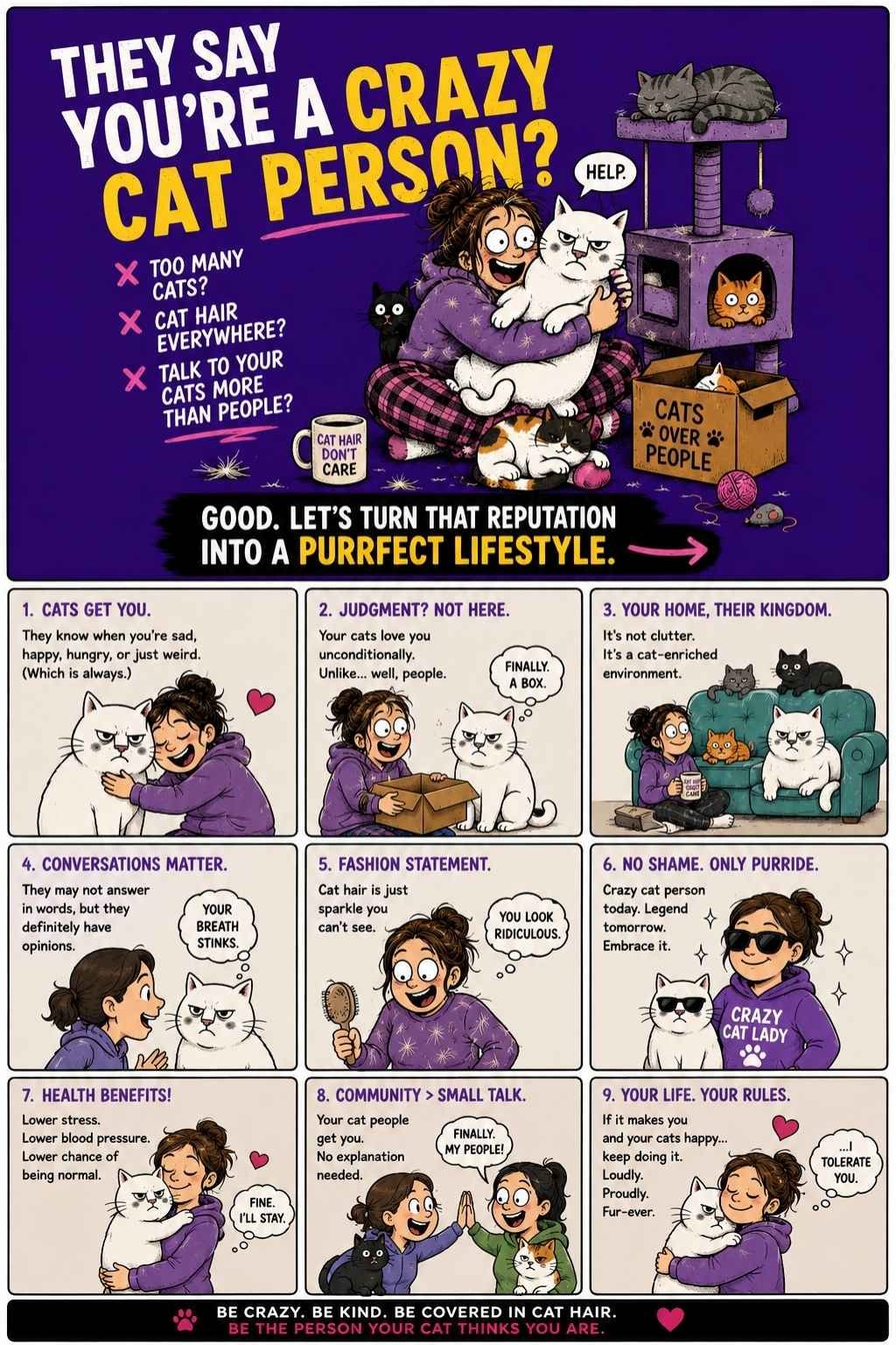 crazy cat person