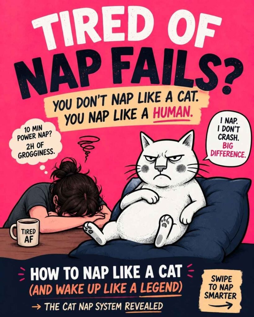 how to nap like a cat