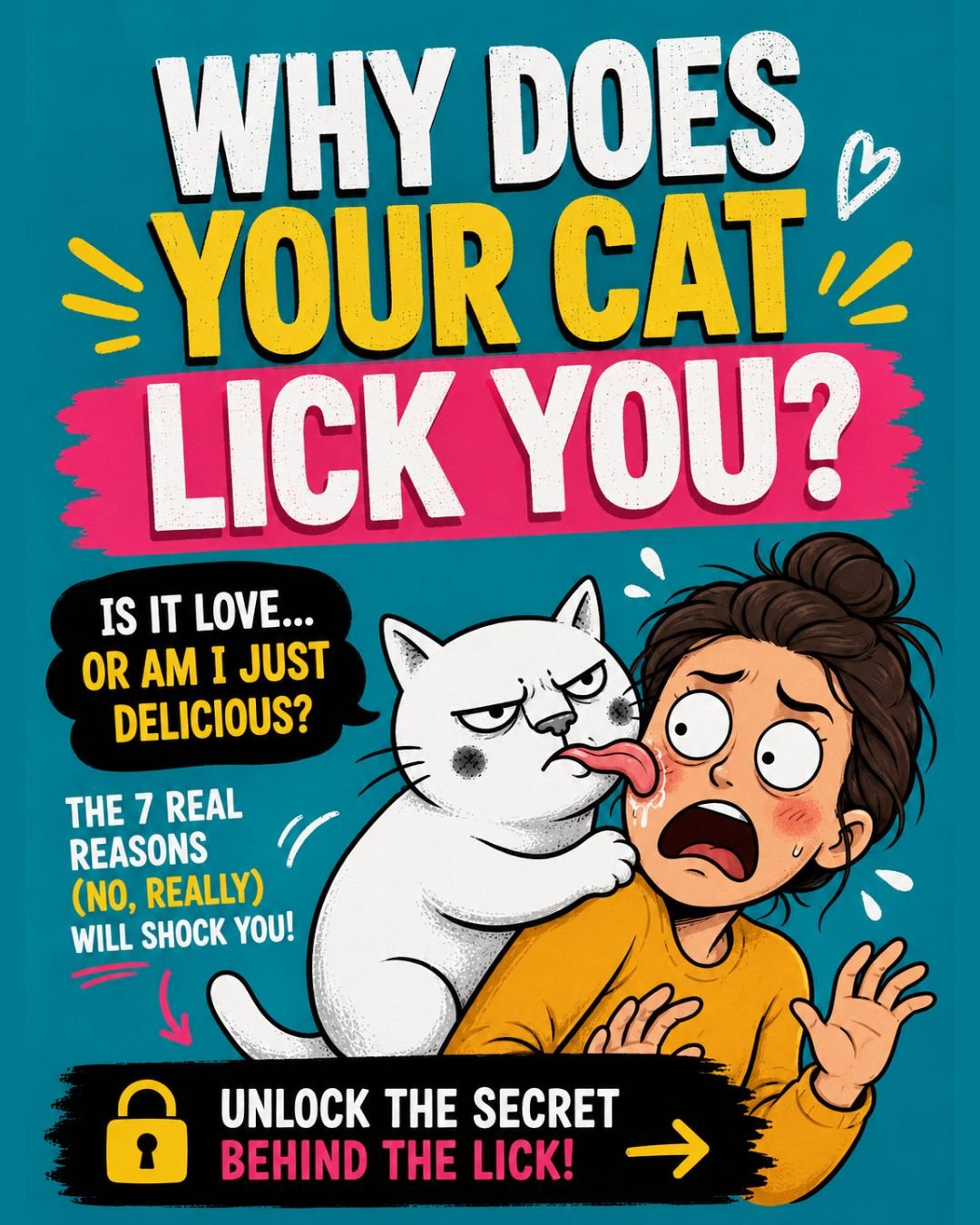 why does your cat lick you FI