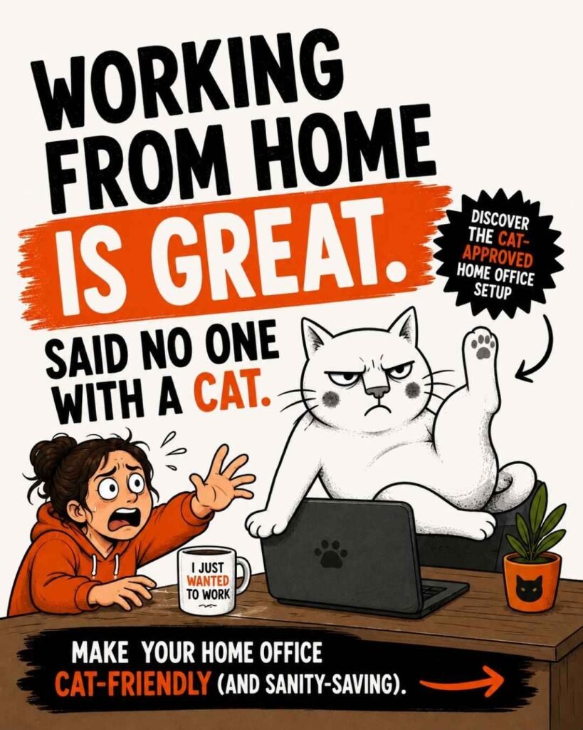 cat-friendly home office